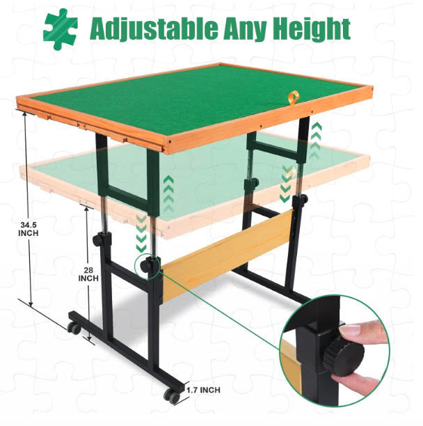 ALL4JIG Puzzle Table - Adjustable Height